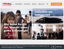 Tablet Screenshot of missio-hilft.de